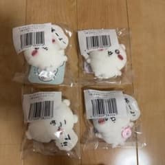 ちいかわだらけくじ　E賞　全身ぬいぐるみバッジ　4点セットのサムネイル