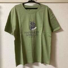 Cecile セシール半袖Tシャツ グリーン Mサイズ　綿100% 男女兼用のサムネイル