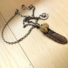 ゴローズ goro's ？フェザー ネックレス シルバー ゴールドのサムネイル