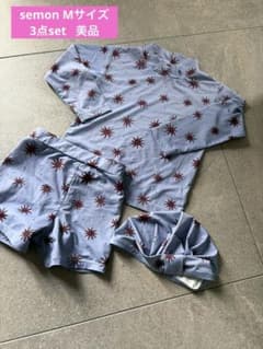 semon 水着3点セット Mサイズ 100-110 セモン - メルカリ