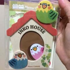 30日までの掲載です！新品未使用 インコのミニフォトフレームのサムネイル