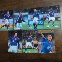 【中村俊輔】サッカー日本代表 トレーディングカード 7枚セットのサムネイル