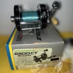 ビンテージCＯマークアブガルシヤ6500CT ロケットリール未使用に近にしました ビンテージCOマークアブガルシヤ6500CT ロケットリール未使用