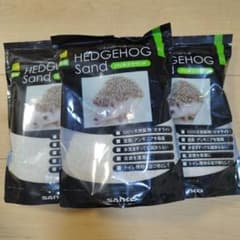HEDGEHOG Sand ハリネズミサンド　トイレ砂 1kg×3袋のサムネイル