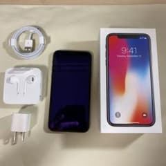 iPhone X Space Gray 64 GB simフリーのサムネイル