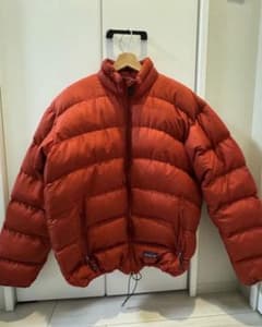 値下げ不可 patagonia ダウンジャケット オレンジ レッド 赤