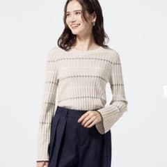 GU リブフレアスリーブセーター(長袖) XL NATURALのサムネイル