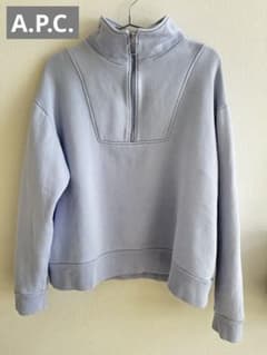 10月末まで　A.P.C. ハーフジップ トレーナー M アーペーセー