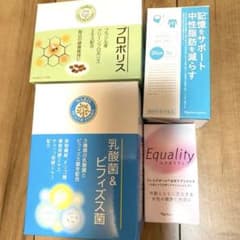 【未開封】ナリス 乳酸菌 プロポリス EPA エクオリティ4種サプリメントのサムネイル
