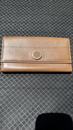 BVLGARI 長財布 ブラウン レザー - メルカリ