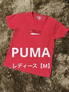 PUMA 半袖 Tシャツ レッド ロゴプリントのサムネイル