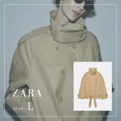 ショート丈ハイネックトレンチコートZW COLLECTION L - メルカリ