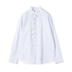 断*5様 GALERIE VIE コットンサッカー フリルカラーシャツ 断*5様 GALERIE VIE コットンサッカー フリルカラーシャツ - メルカリ