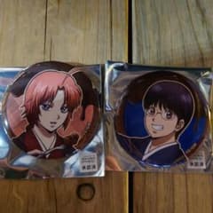 銀魂 アニメイトカフェ 吉原大炎上 缶バッジ 神威 新八 - メルカリ