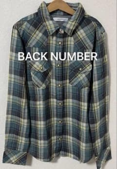 BACK NUMBER 長袖 シャツ昭和レトロヴィンテージ平成レトロレアモダンのサムネイル