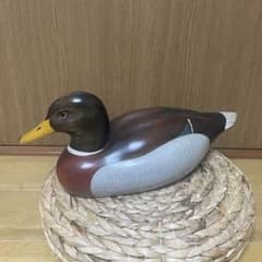 希少　作家物　David R. Jackson 1987年製 木製デコイ マガモ 希少 作家物 David R. Jackson 1987年製 木製デコイ マガモ - メルカリ