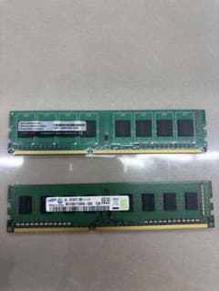 Samsung/panram DDR3 PC3-12800U 2枚セットのサムネイル