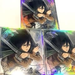 記憶への進撃 Attack on Memoryミカサ オーロラクリア色紙　3点のサムネイル