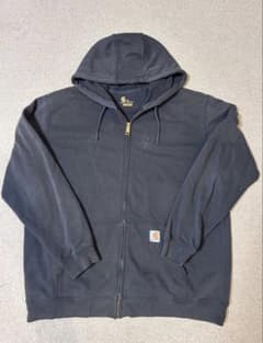 00s Carhartt ブラック フェードフルジップパーカーのサムネイル