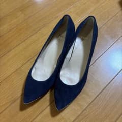 PICHE ABAHOUSE スエード パンプス ネイビー 39のサムネイル