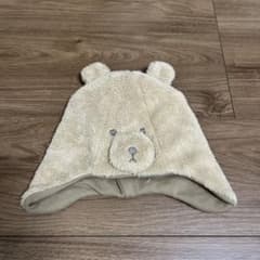 くま　ニット帽 ベビー 46cm アカチャンホンポ　くまニット　くま耳のサムネイル