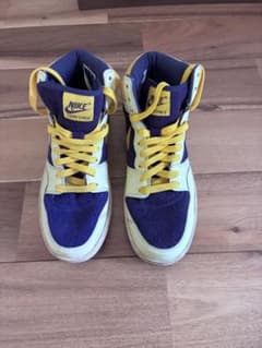Nike Court Force ハイカットスニーカー 紫/黄　未使用のサムネイル