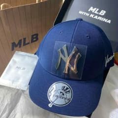 aespa カリナ MLB キャップ 帽子ネイビー KARINA トレカセット aespa カリナ MLB キャップ 帽子ネイビー KARINA トレカセット - メルカリ
