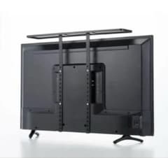 【山崎実業】smart 薄型テレビ上ラック ブラックのサムネイル