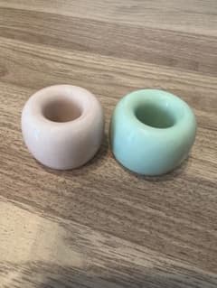 無印良品　歯ブラシスタンド　ピンク　グリーン　2個セットのサムネイル