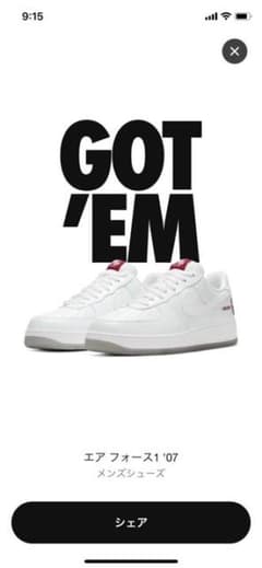NIKE AIR FORCE 1のサムネイル