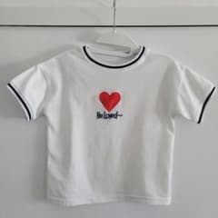 L(130) 白 ハート Tシャツのサムネイル