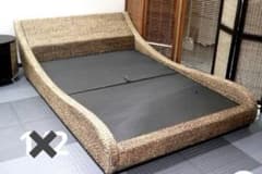 アジアン家具 ウォーターヒヤシンスベッドフレーム - メルカリ