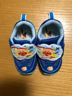 ［新品］アンパンマンベビーシューズ／ブルー／青いのサムネイル