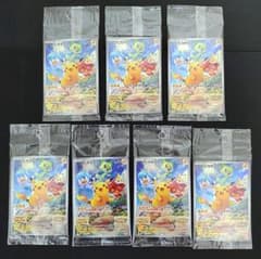 【新品】ピカチュウ プロモ みんなでぼうけん スカーレット バイオ 7枚のサムネイル