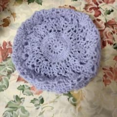 秋用ハンドメイド 手編み帽子のサムネイル