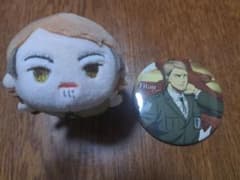 進撃の巨人 ジャン ぬいぐるみ 缶バッジ 2点セットのサムネイル