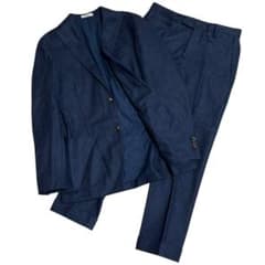 BOGLIOLI セットアップ スーツ フランネル ネイビー ウール 2ボタン BOGLIOLI セットアップ スーツ フランネル ネイビー ウール 2ボタン