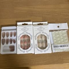 【値下げ】ネイルチップ・付け爪 3セット ピンク系のサムネイル
