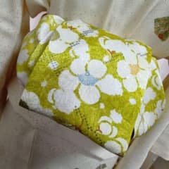大人の兵児帯 半幅帯 ハンドメイド澪 No3103着物リメイク正絹桜文様