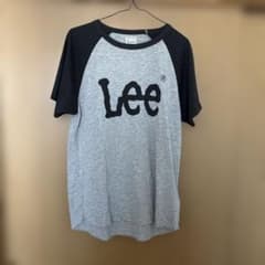 Lee ラグランスリーブ Tシャツ 半袖 グレー/ブラックのサムネイル