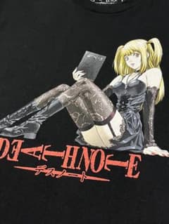 デスノート 弥海砂ミサミサ アニメTシャツ Lサイズ 黒のサムネイル