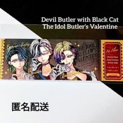 匿名配送】1階☆チケット風カード☆あくねこ☆バレンタイン☆アイドル