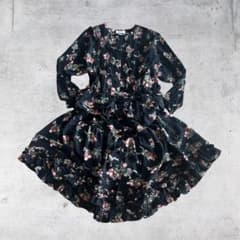 설치 꽃 무늬 리본 셔링 프릴 보타니컬 L 상당 예쁘다