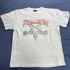 THRASHER ホワイト Tシャツ Lサイズのサムネイル