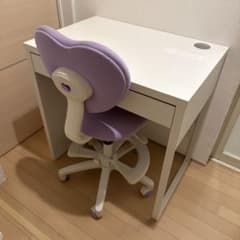 IKEA MICKEデスク＋NITORI学習イス（紫）セット 小学生女の子向け m71893574265_1.jpg?1771155773