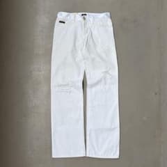 00s Dolce&Gabbana Damaged White Denim - メルカリ