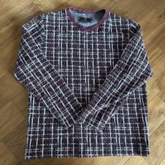 MEN'S BIGI 七分袖カットソー ボルドー系のサムネイル