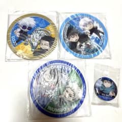 呪術廻戦 丸型コースター 缶バッジのサムネイル