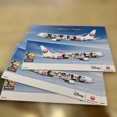 Disney JAL DREAM EXPRESS 90 엽서 3장 세트