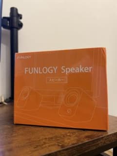 【新品未開封】FUNLOGY PCスピーカー モニタースピーカー　黒　ブラックのサムネイル